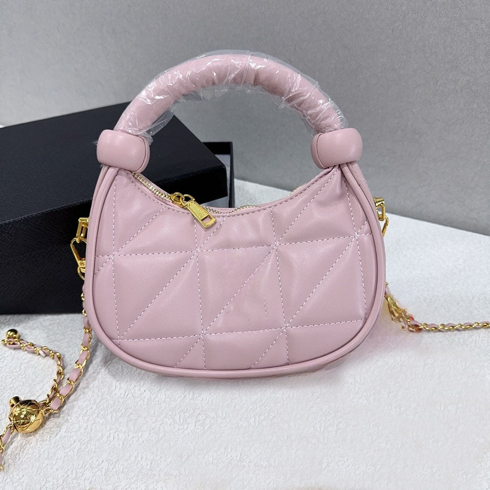 Women's Quilted Chain Crossbody Handbag