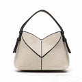 Women's Structured Geometric Flap Handbag