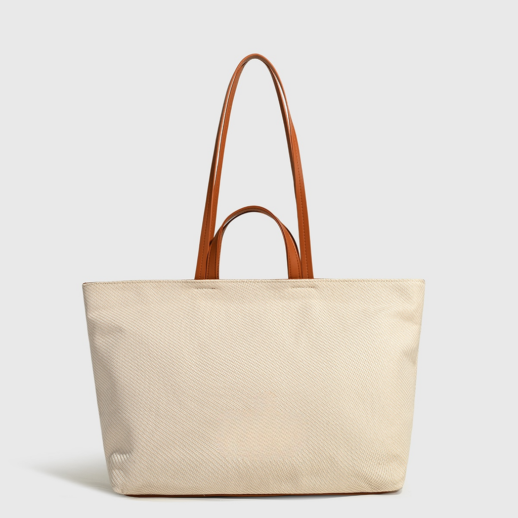 Large Everyday Shoulder Bag with Interior Pockets