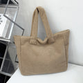 Women's Large Soft Fleece Tote Bag
