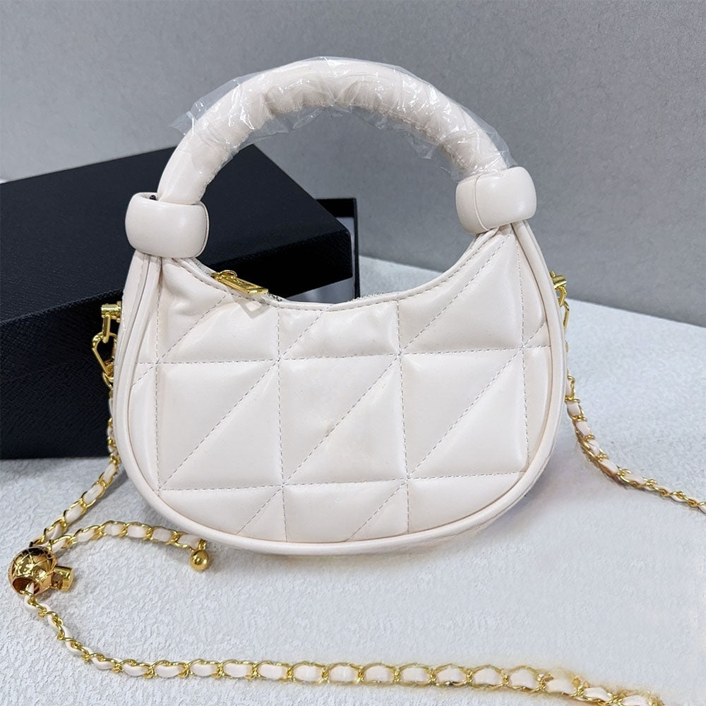 Women's Quilted Chain Crossbody Handbag